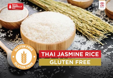 Does jasmine rice contain gluten